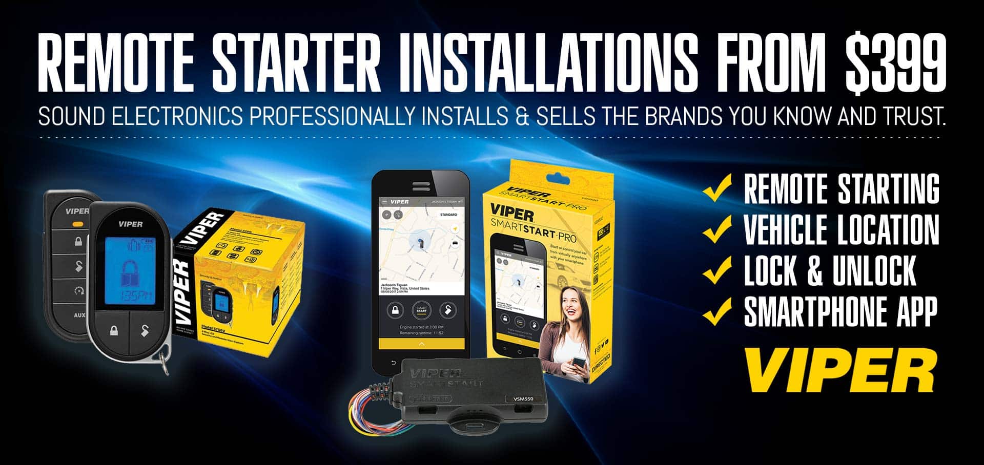 Remote Starters Car Audio & Security Home Theatre Woodstock